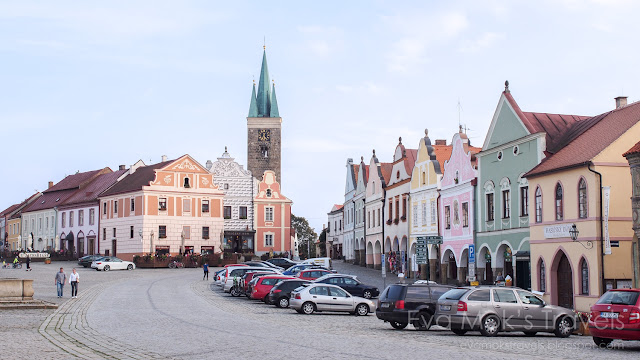 Houses on the square of Telč