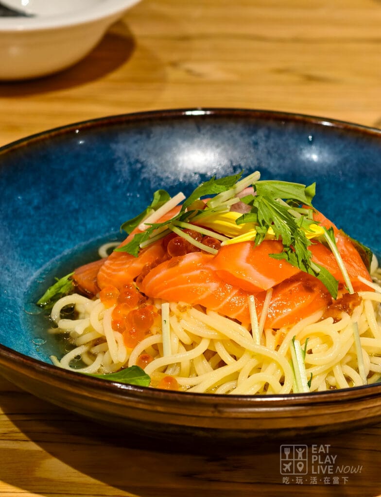 三文魚三文魚籽之和風汁意粉