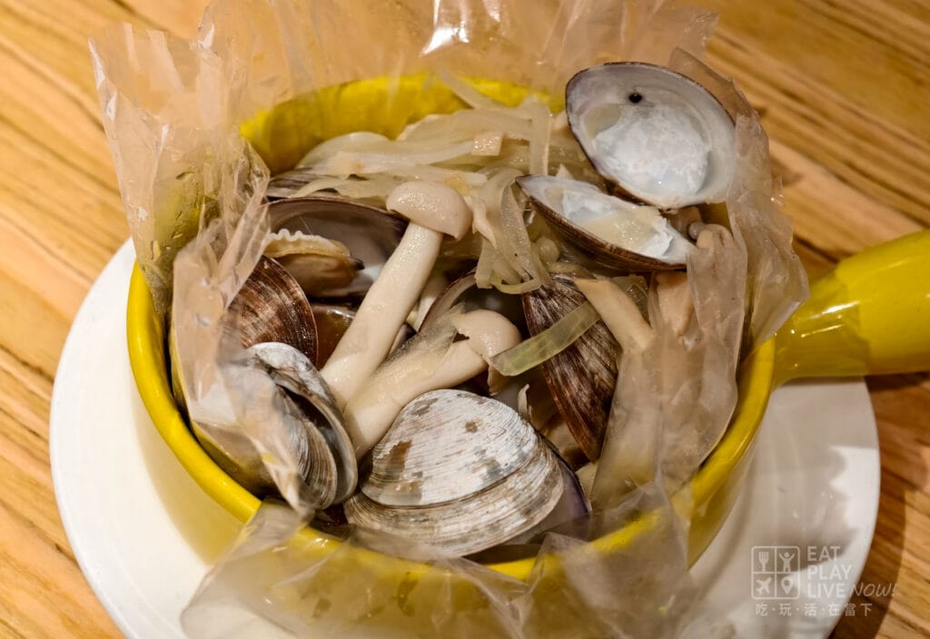 地中海風香檸焗淺蜊蜆