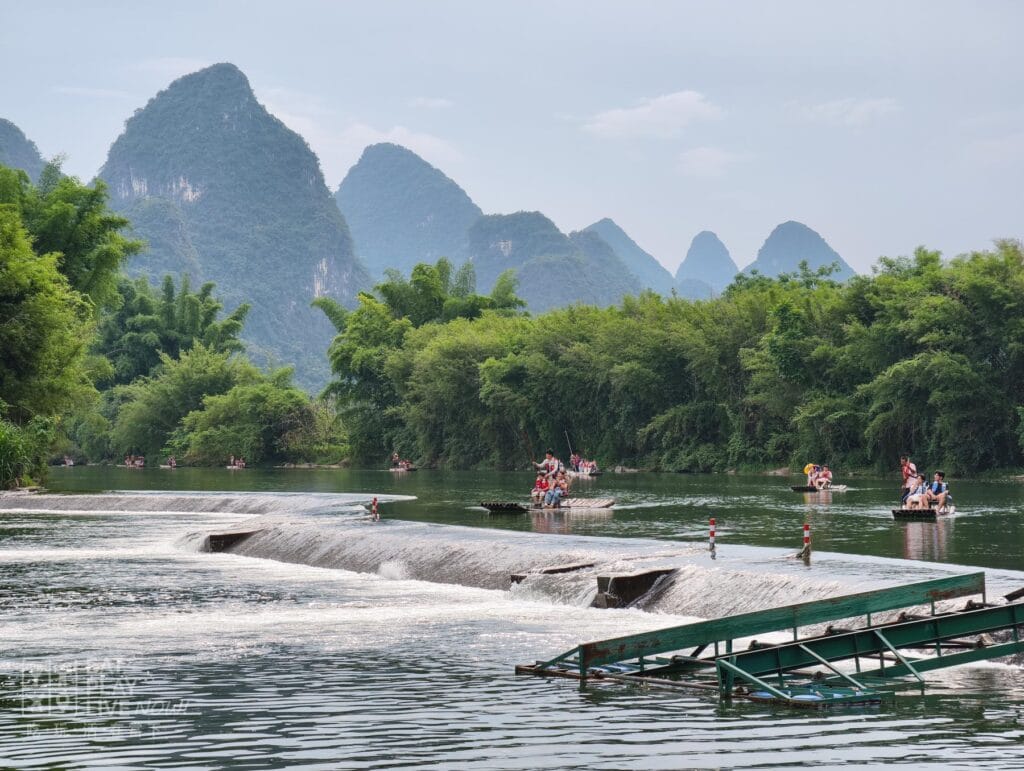 遇龍河景區沖壩